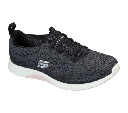 Skechers Esla - Fine Moment Women's Walking Shoes Black Grey | PDNF65174