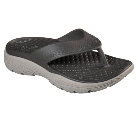 Skechers Foamies: Creston Ultra - Island Cove Men's Flip Flops Grey | QSEN63925