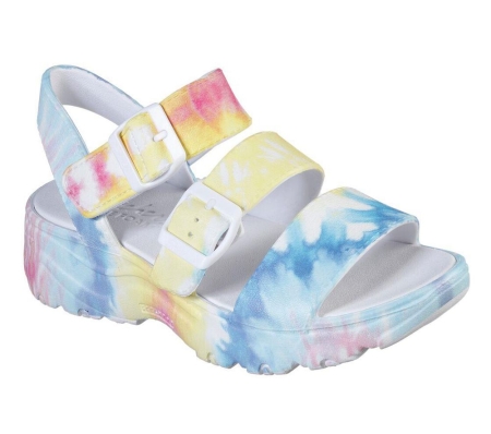 Skechers Foamies: D'Lites 2.0 - Flower Child Women's Sandals Multicolor | BZIT60295