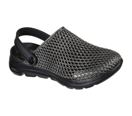 Skechers Foamies: GOwalk 5 - Sea Scape Women's Clogs Black | CBJP21794