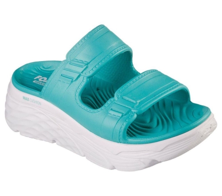 Skechers Foamies: Max Cushioning - Incite Women's Slides Blue | NAIO31084