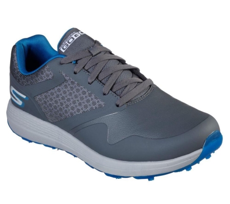 Skechers GO GOLF Max Men's Golf Shoes Grey Blue | QMFS62139