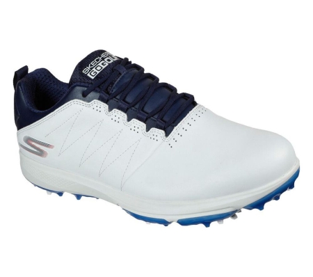 Skechers GO GOLF Pro 4 - Legacy Men's Golf Shoes White Navy | YGXT14026
