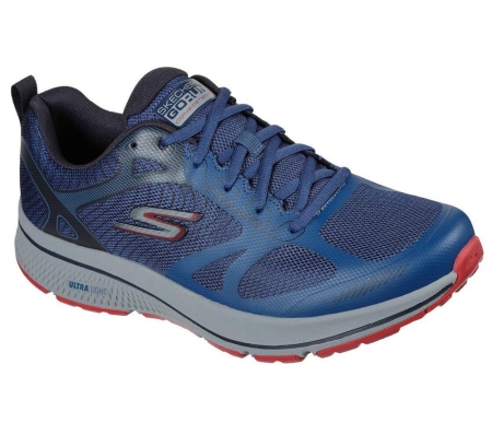 Skechers GOrun Consistent - Fleet Rush Men's Running Shoes Navy Red | HCYO06951