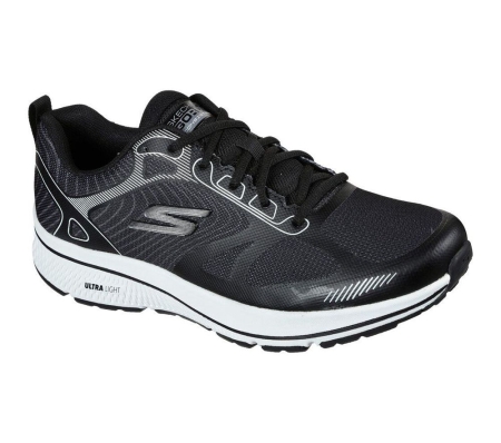 Skechers GOrun Consistent - Fleet Rush Men's Running Shoes Black White | QUBY17508