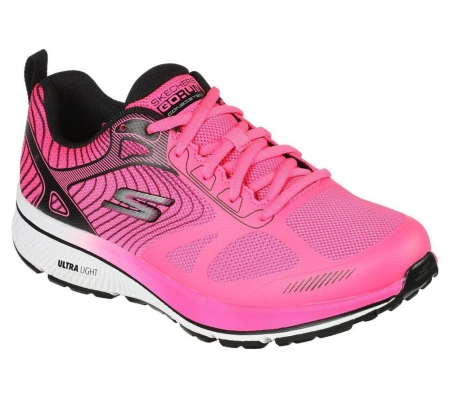 Skechers GOrun Consistent - Fleet Rush Women's Running Shoes Pink Black | AMGR05279