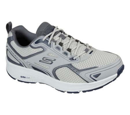 Skechers GOrun Consistent Men's Running Shoes Grey Navy | GYTS30182