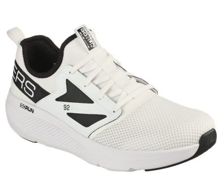 Skechers GOrun Elevate - Ultimate Valor Men's Running Shoes White Black | NZEO36972