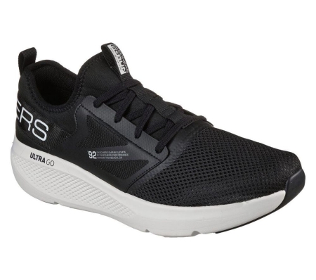 Skechers GOrun Elevate - Ultimate Valor Men's Running Shoes Black White | ROMS80249