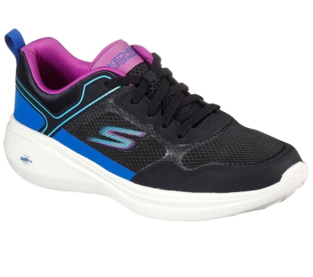 Skechers GOrun Fast - Retro Insight Women's Running Shoes Black Multicolor | TLHJ09421