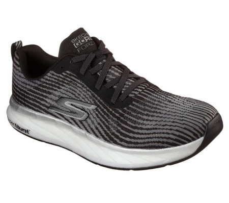 Skechers GOrun Forza 4 Hyper Men's Running Shoes Black Grey | GKRJ16387