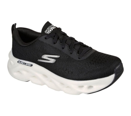 Skechers GOrun Glide-Step Max Women's Running Shoes Black White | MGWA34568