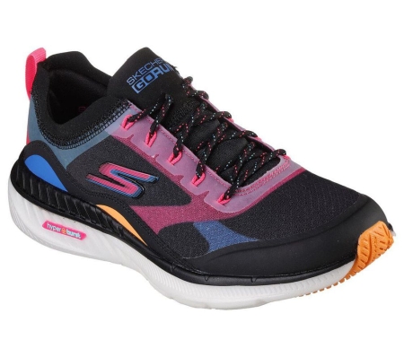 Skechers GOrun Hyper Burst - Outburst Women's Running Shoes Black Multicolor | GYDN32085