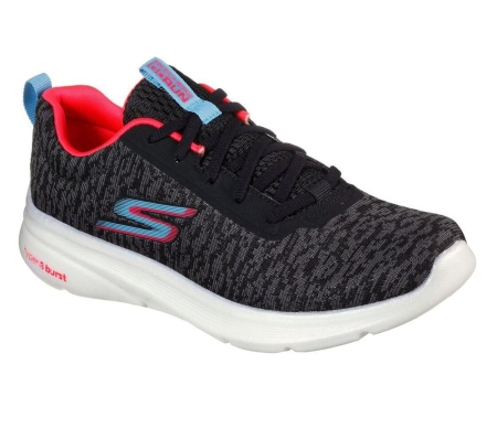 Skechers GOrun Hyper Pillars - Fuse Women's Running Shoes Black Multicolor | DNYF89401