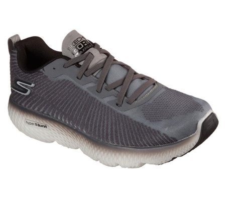 Skechers GOrun MaxRoad 4+ Men's Running Shoes Grey Black | DCFN79506