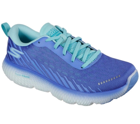 Skechers GOrun MaxRoad 5 Women's Running Shoes Blue Turquoise | FVGH40569