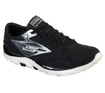 Skechers GOrun OG Hyper Men's Running Shoes Black Silver | TUNE92036