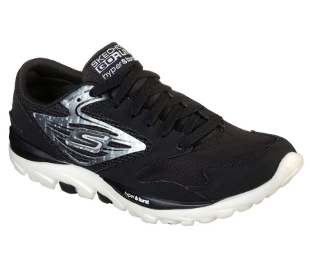 Skechers GOrun OG Hyper Women's Running Shoes Black Silver | EKAV30827