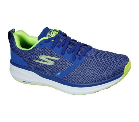 Skechers GOrun Pure 2 - Axis Men's Running Shoes Blue Yellow | VFXH38475