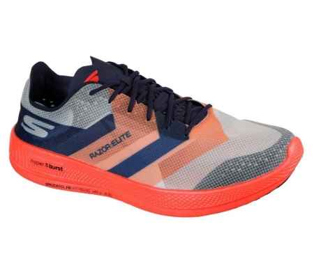 Skechers GOrun Razor 3 Elite Hyper Men's Running Shoes Navy Multicolor | MFIN39021