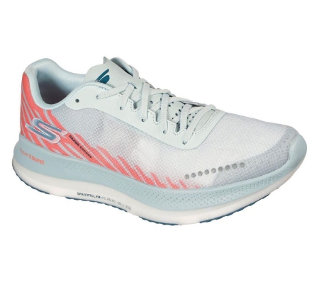 Skechers GOrun Razor Excess Women's Running Shoes Blue Pink | CJBP29406