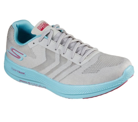 Skechers GOrun Razor + Women's Running Shoes Grey Blue | TRXN95613