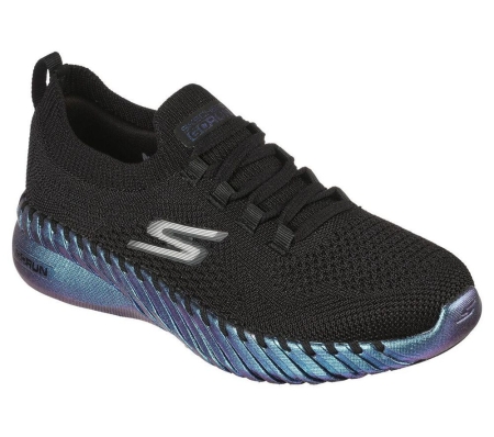 Skechers GOrun Smart - Lucid Night Women's Running Shoes Black Blue | CMVK50623