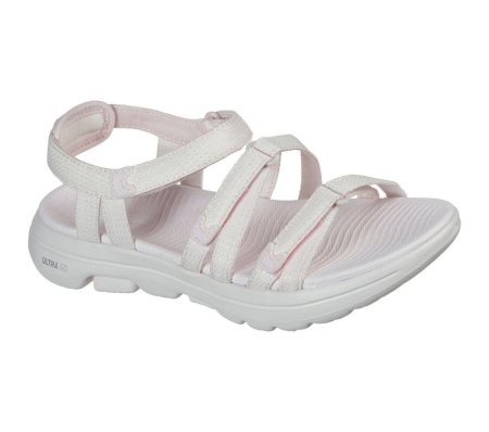 Skechers GOwalk 5 - Harmony Women's Sandals Pink | VZUR73410