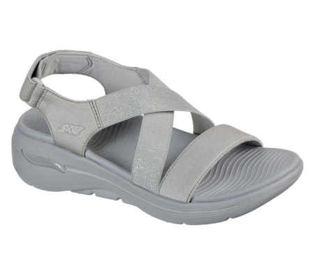 Skechers GOwalk Arch Fit - Astonish Women's Sandals Grey | JRTI03941