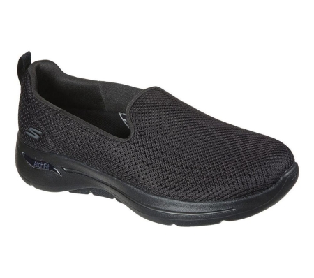 Skechers GOwalk Arch Fit - Grateful Women's Walking Shoes Black | STIH93470