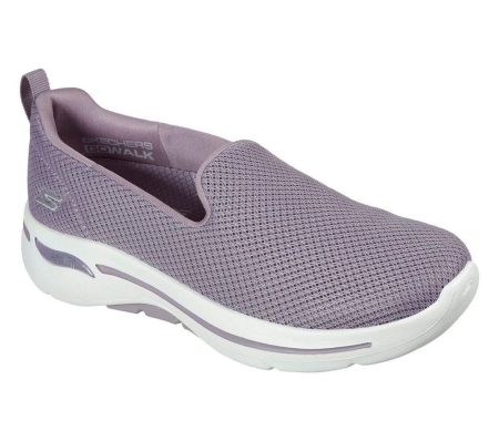 Skechers GOwalk Arch Fit - Grateful Women's Walking Shoes Purple | UGPZ64203