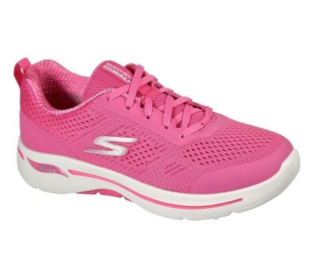 Skechers GOwalk Arch Fit - Motion Breeze Women's Walking Shoes Pink | ULCR05871
