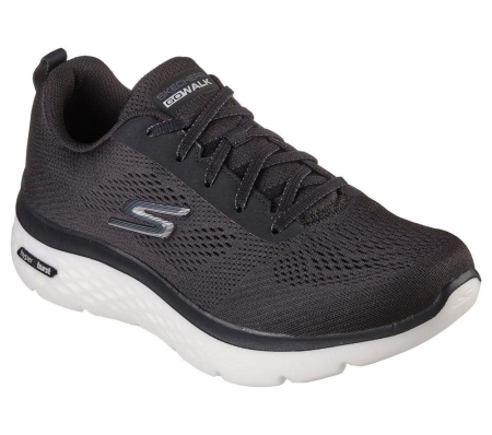 Skechers GOwalk Hyperburst Men's Walking Shoes Grey White | CUVE29017