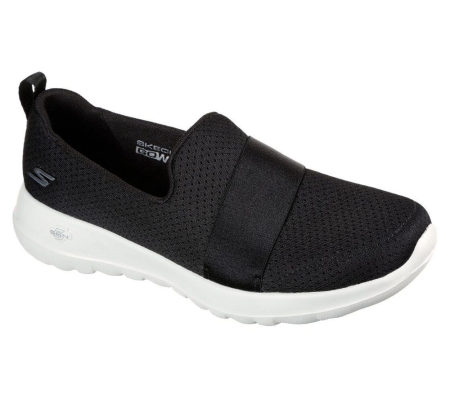 Skechers GOwalk Joy - Dream Lights Women's Walking Shoes Black White | EOVA71305