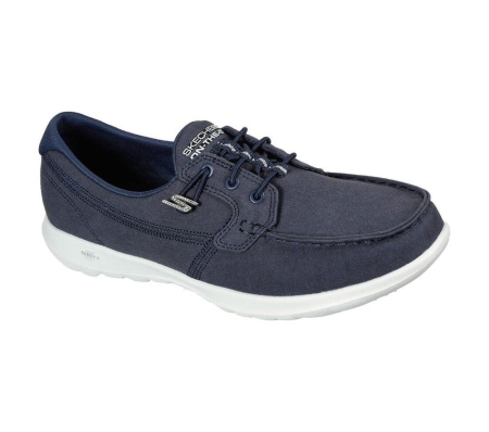 Skechers GOwalk Lite - Upbeat Women's Boat Shoes Navy | XKHL14672