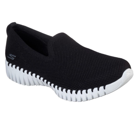 Skechers GOwalk Smart - Believe Women's Walking Shoes Black White | CDIB07836