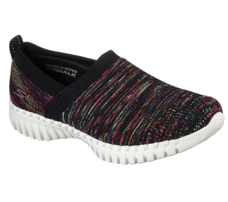 Skechers GOwalk Smart - Eccentric Women's Walking Shoes Black Multicolor | BOQV76938