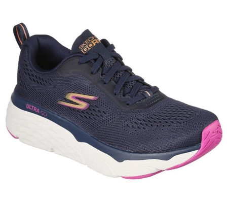 Skechers Max Cushioning Elite - Destination Point Women's Running Shoes Navy | AFJG41763