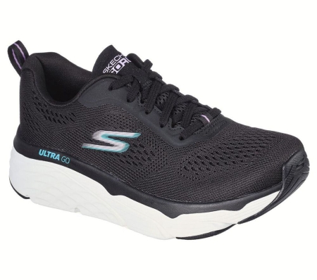 Skechers Max Cushioning Elite - Destination Point Women's Running Shoes Black | TDCB78065