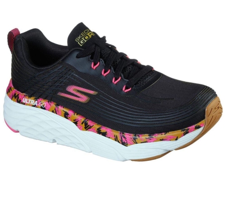 Skechers Max Cushioning Elite - Electro Pop Women's Running Shoes Black Multicolor | AEVD50914