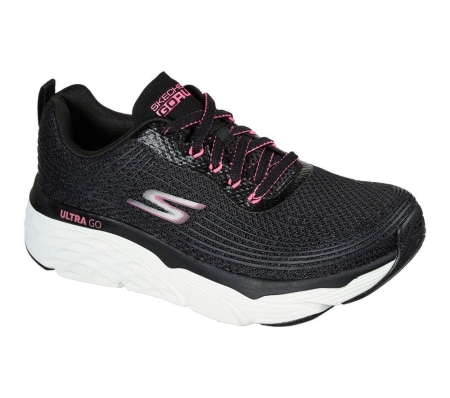 Skechers Max Cushioning Elite Women's Running Shoes Black Pink | SOYC24760