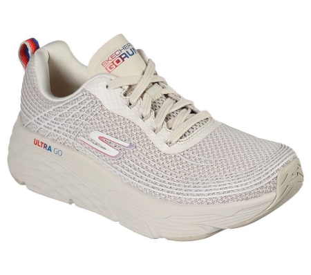 Skechers Max Cushioning Elite Women's Running Shoes Beige | XHBC24876