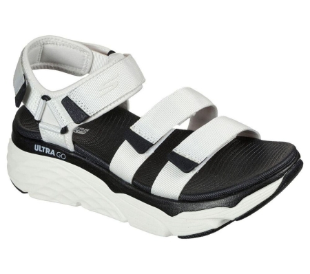 Skechers Max Cushioning - Lured Women's Sandals White | SGQJ24136