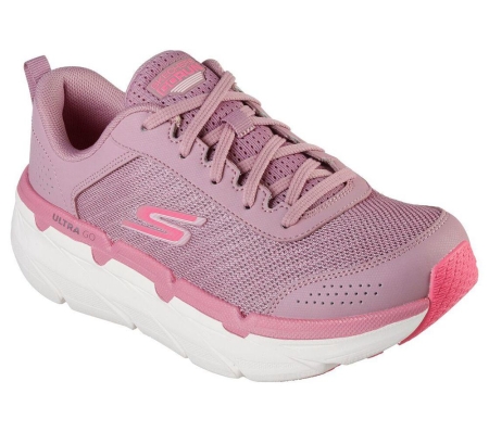 Skechers Max Cushioning Premier - Graceful Moves Women's Running Shoes Purple | HWJT12036