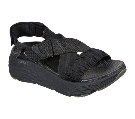Skechers Max Cushioning - Prosper Women's Sandals Black | CSKG18073
