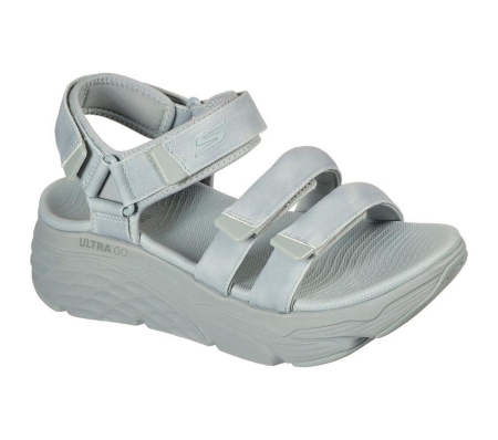 Skechers Max Cushioning - So Fresh Women's Sandals Grey | YLSE45726