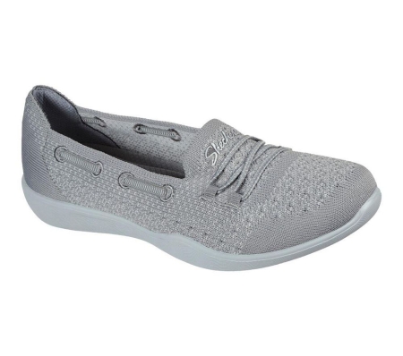 Skechers Newbury St - Easily Adored Women's Trainers Grey | YTLZ12630