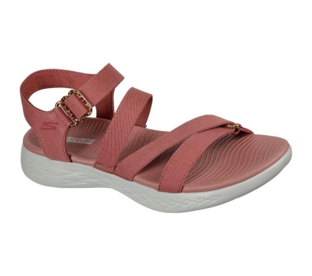 Skechers On the GO 600 - Cheerful Women's Sandals Pink | UPOL96815