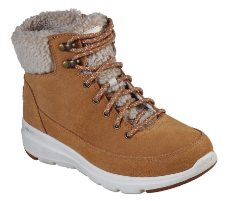 Skechers On-the-GO Glacial Ultra - Woodlands Women's Winter Boots Brown | IUCO24156