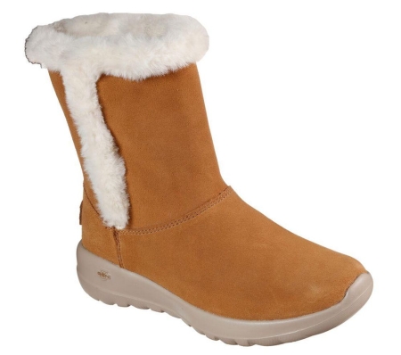 Skechers On the GO Joy - Delightful Women's Winter Boots Brown | ZUND15397